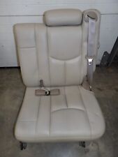 Lh Drivers Rear Third Row Folding Leather Seat Beige Chevy Tahoe 2001-2006