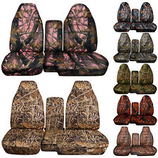 Fits 98-03 Ford Ranger Truck Seat Covers 60-40 With Console Cover Camouflage