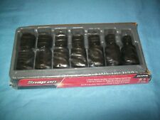 New Snap-on 38 Drive 10 To 18 Mm 6-point Impact Swivel Socket Set 207ipfm