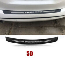 41 Car Parts Accessories 5d Carbon Fiber Door Plate Cover Anti Scratch Sticker