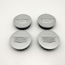 4pcs For Cadillac 66mm Acrylic All Silver Wheel Center Caps 95973759596629