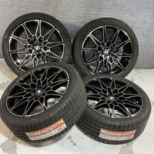 19 Gloss Black Machined M Style Wheels 5x112 Rims Tires Bmw 2 3 4 5 M2 M3 M4 M5