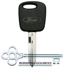 Ford Logo Oem Pats Rfid Transponder Security Chip Key Blank H72pt 597602