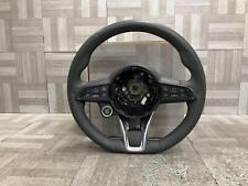 2018-2022 Alfa-romeo Stelvio Steering Wheel Black Leather Wadaptive Cruise Oem