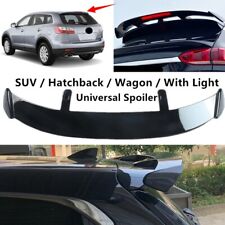 Universal For Mazda Cx-9 2007-2015 Rear Tailgate Roof Spoiler Wing W Light Abs
