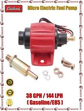 Edelbrock Universal 7 Psi Micro Electric 38 Gph 144 Lph Fuel Pump 17301