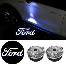 2x For Ford Explorer Raptor St F150 Led Mirror Puddle Lights Projector Emblem