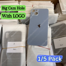 Replacement Rear Back Glass Big Hole For Iphone 14 13 12 11 Pro Xr Xs X 8 Se Lot
