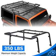 350lbs Top Roof Rack Luggage Carrier Cargo For Jeep Wrangler Jk 2dr 2007-2010