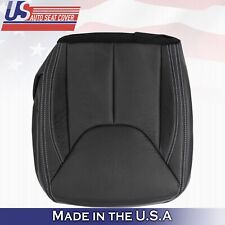 2011-2017 For Jeep Wrangler Rubicon Driver Bottom Leather Seat Cover Black