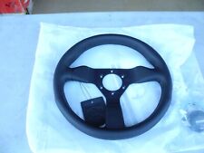 Momo 320mm Monte Carlo Black Leather Steering Wheel - Mcl32bk1b New 320