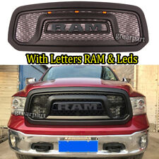 Grille Wletters Ram Led For 2013-2018 Dodge Ram 1500 Front Grill Bumper Mesh