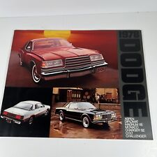 1978 Dodge Car Sales Brochure Catalog - Aspen Diplomat Magnum Monaco Charger