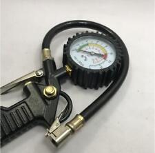 220 Psi Tire Inflator With Pressure Gauge Air Chuck For Truck Car Bike