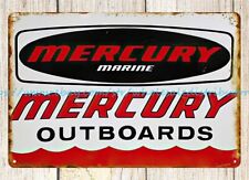 Mercury Outboard Motor Marine Boating Repair Metal Tin Sign Reproductions Sale