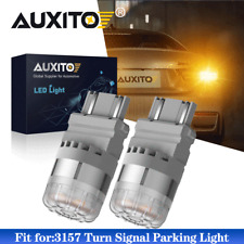 Auxito Led 3156 3157 Front Turn Signal Lights Bright Amber Parking Light Bulbs