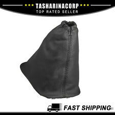 Shift Boot Cover Gear Shift Knob Boot Pu Leather For Toyota Corolla Ex 1998-2009