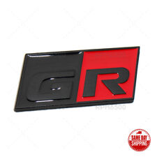 Toyota Gr Letter Trunk Rear Bumper Liftgate Emblem Badge Logo Sport Black Red