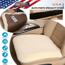 Faux Sheepskin Car Seat Covers Winter Fur Front Seat Bottom Cushions For Honda