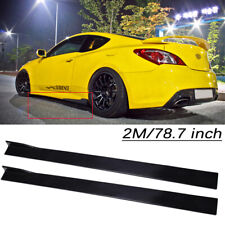 For Hyundai Genesis Coupe Side Skirts Rockers Extensions Lip Splitter Body Chin