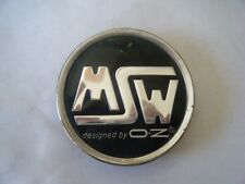 Msw Designed By Oz Racing Aftermarket Chrome Black Center Cap 2.5 Od5711175f-2