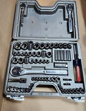 Craftsman 73 Piece Mechanic Socket Set With Case 14 38 12 Usa