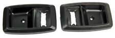 1979-1993 Mustang Door Handle Trim Bezels Black Pair Made From Ford Tooling