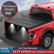 5.8ft Hard Aluminium Tonneau Cover Truck Bed For 2017-2022 Nissan Titan 4-fold