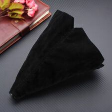 Universal Car Shift Boot Cover Gaiter Gear Manual Shifter Suede Leather Black