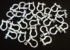 25 Goliath Industrial 14 Bow Shackle Anchor Clevis Screw Pin 1000lb Bs14 G-209