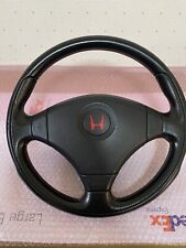 Rare Honda Civic Ek9 Steering Wheel Type R Momo Leather Genuine Oem Jdm Used