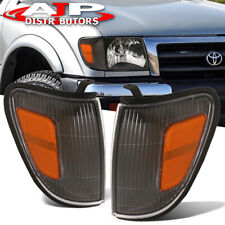 Black Amber Head Lights Corner Turn Signal Lamps For 1998-2000 Toyota Tacoma 4wd