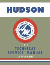 1956 Hudson Shop Service Repair Manual Book Supplement