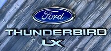1992-95 Ford Thunderbird Lx Rear Emblem Set Script Logo Oem E97b-9843156-aa