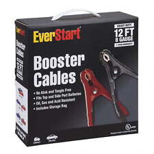 Everstart Jumper Cables 12 Feet 8 Awg Gauge Heavy Duty Clamps Tangle-free