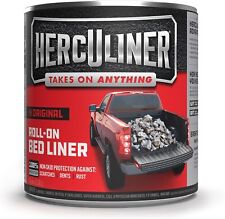 Herculiner Roll-on Truck Bed Liner 1 Gallon Can Black 55-60 Sq Ft Coverage