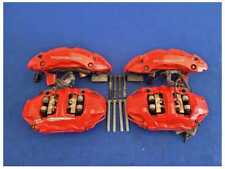 2017 Porsche 911 Turbo 991 Brembo Front Back Calipers Brakes Red 2421