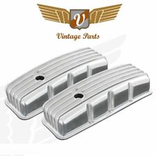 Vintage Big Block Chevy Finned Valve Cover With Breather Hole - Pair Vpavcbyaa