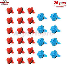 26pcs Fender Flare Retainer Clips Fastener Push Pin For 2001-2004 Toyota Tacoma
