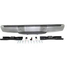Step Bumper Assembly For 2001-2004 Nissan Frontier Silver With Mounting Bracket