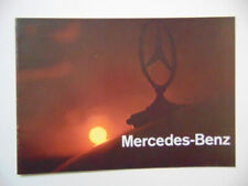 Original Late 1960s Mercedes Benz Full Line Brochure 28sl 600 300sel 6.3