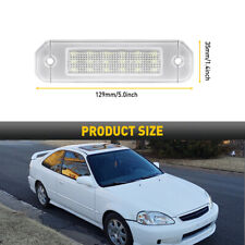 Led License Plate Lamp Rear Tag Light For 92-00 Honda Civic Eg Eh Ej Em Del Sol