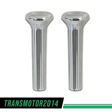 1 Pair Door Lock Knobs W Vertical Chrome Fit For 1968 1969 1970 Gm Cars New