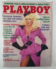 Playboy Magazine Dec 1984 Complete Christmas Issue Suzanne Somers Vintage