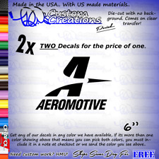 2x Aeromotive Fuel Systems 6 Decal Sticker Turbo Boost Regulator Filter For Car