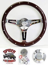 1969-1973 Chevelle El Camino Steering Wheel Ss 15 Dark Mahogany Wood