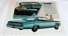 1966 Chevy Impala Ss 396 Convertible Original Color Ad