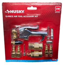 Husky 13 Piece Brass Air Compressor Accessory Kit 14 Compressor Tool Kit