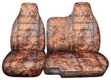 Front Set Car Seat Covers Fits Ford Ranger 35 6040 Bench Reeds Camouflage