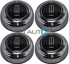 Set Of 4 New Chrome Wheel Hub Center Caps Covers For 1993-1997 Lincoln Town Car